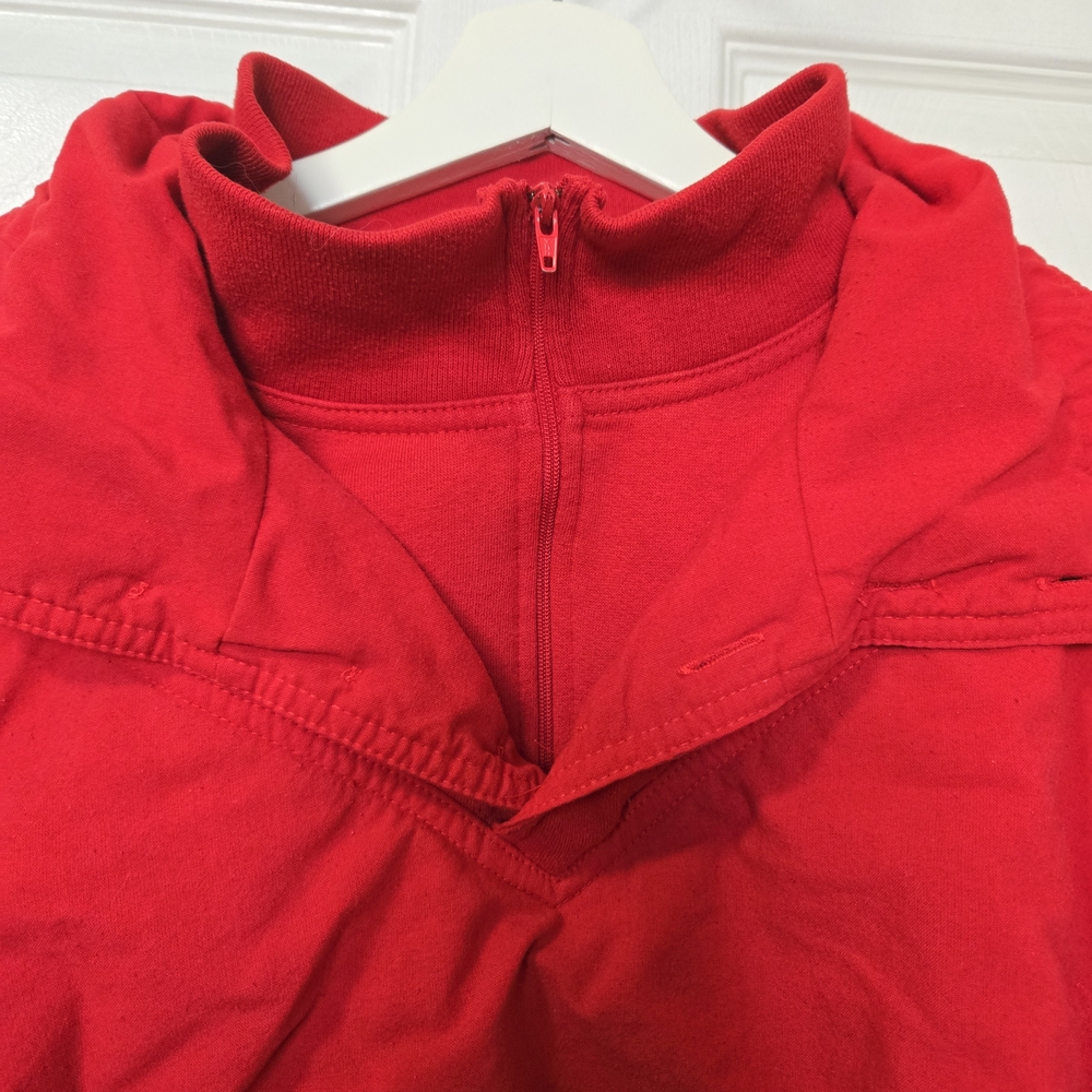 Vintage Foot Locker Red Quarter-Zip Pullover - Picture 5 of 8